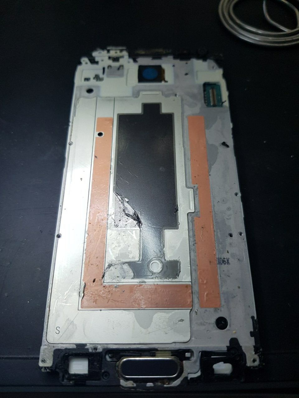 Repair Samsung Alpha. Discharges quickly. - My, Ulyanovsk, Ремонт телефона, Repair of equipment, Samsung, Bga, Longpost