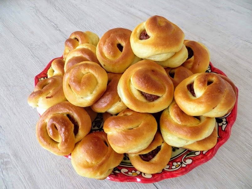 Grandma's buns are the best! - My, Recipe, Cooking, Other cuisine, Buns, Bakery products, Bun with filling, Dough, Preparation, Video, Longpost