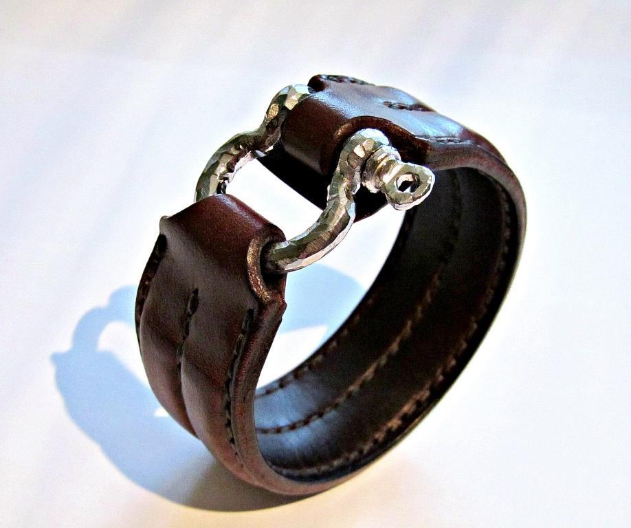 Birthday gift - My, Craft, Handmade, Leather, A bracelet, Longpost