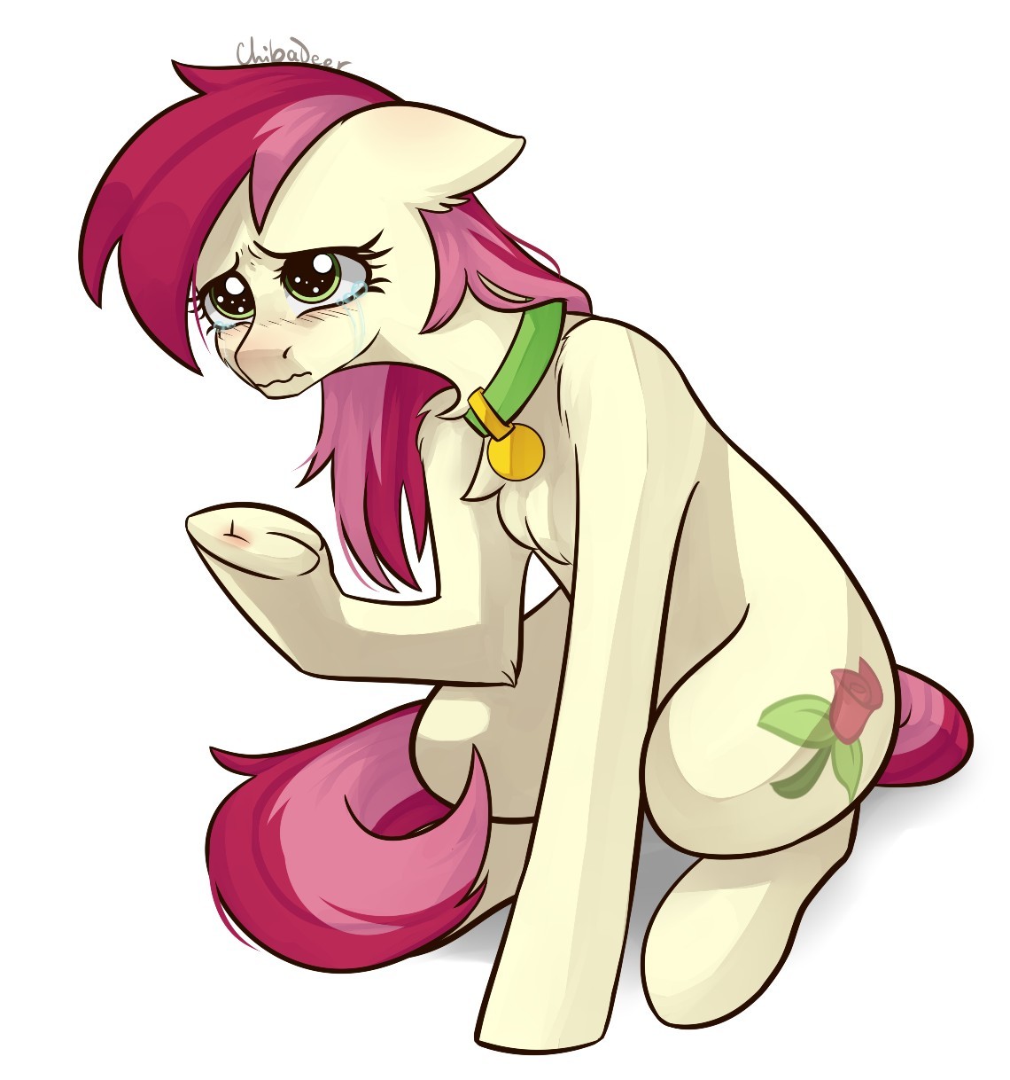 Роуз - My Little Pony, Roseluck, MLP Sad, Заноза, Chibadeer