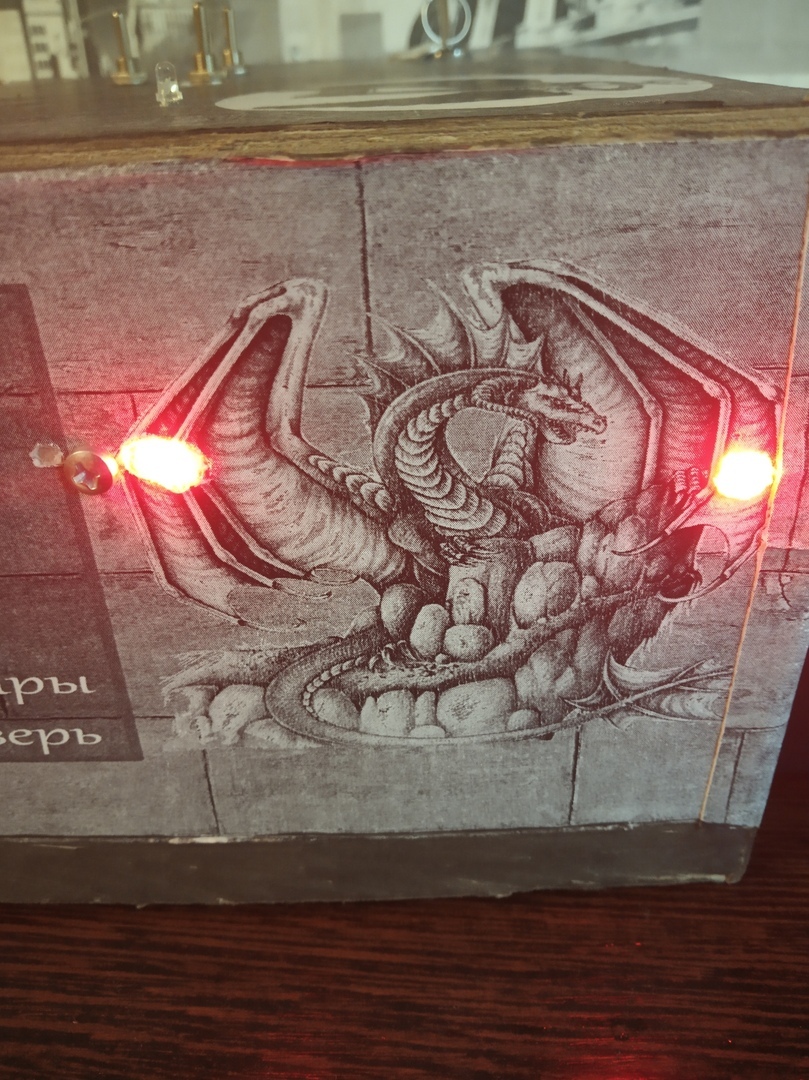 Puzzle box on STM32 for the game Dungeon and Dragon - My, Dungeons & dragons, Stm32, Microcontrollers, Головоломка, Video, Longpost