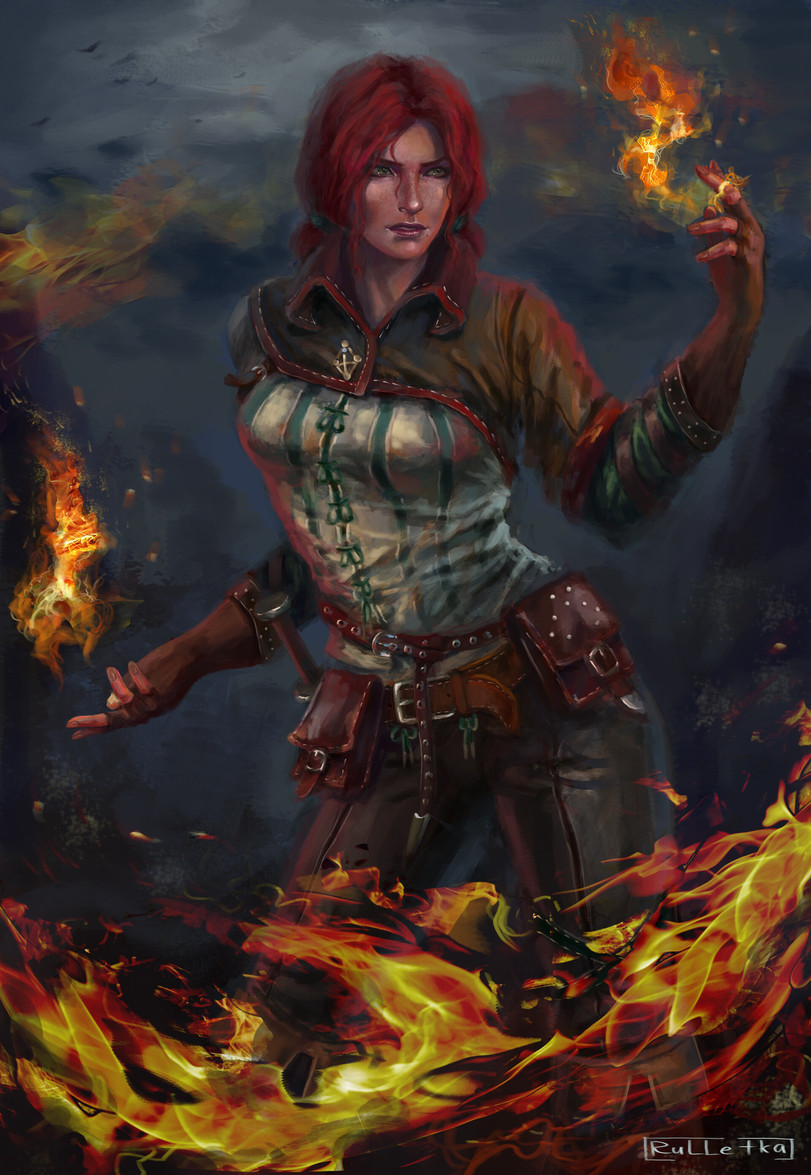 Triss Merigold - Games, Art, Cosplay, Witcher, Triss Merigold, Longpost