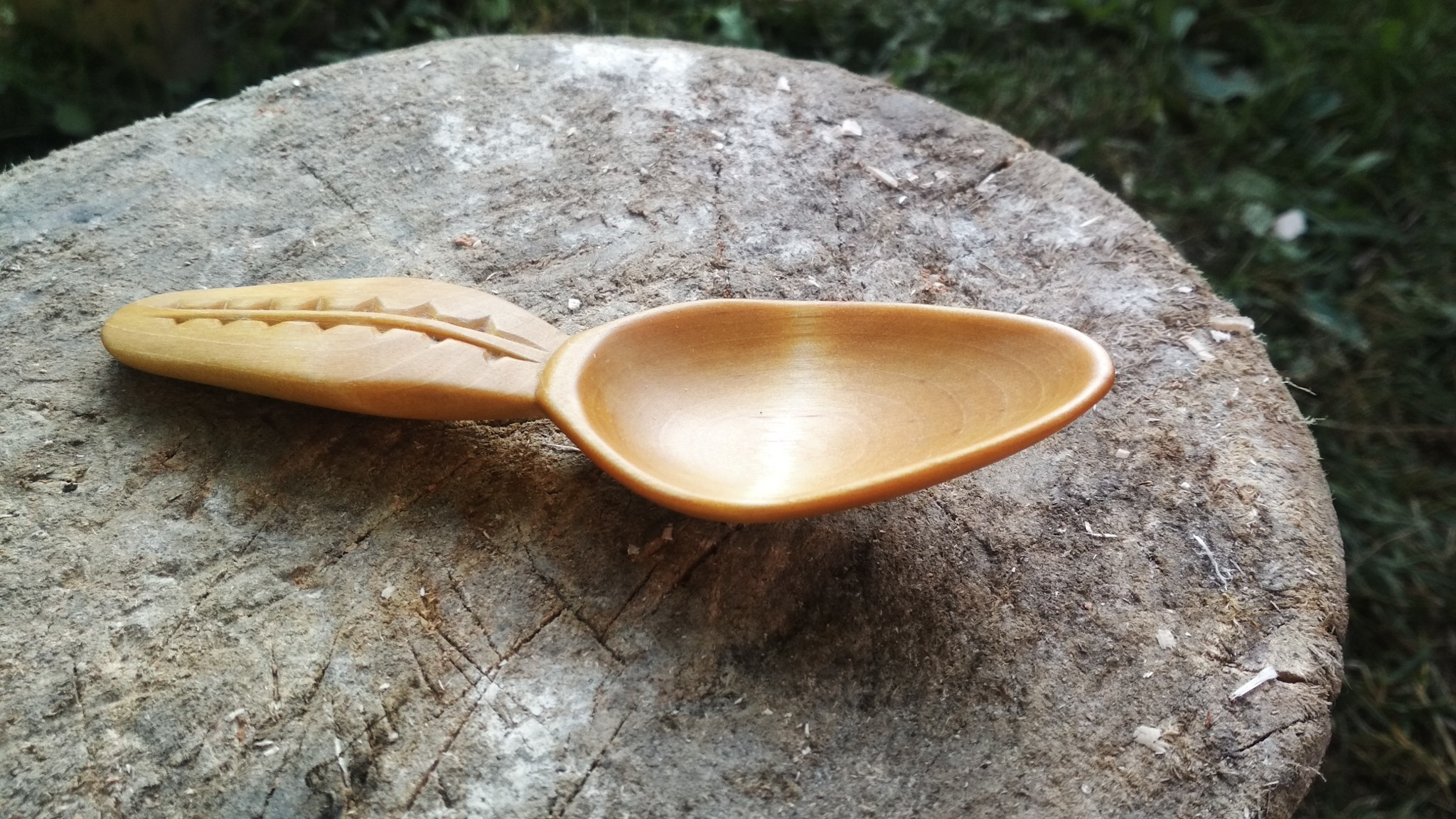 Reconstruction of a spoon from Novgorod - My, Woodworking, Handmade, Historical reconstruction, Longpost