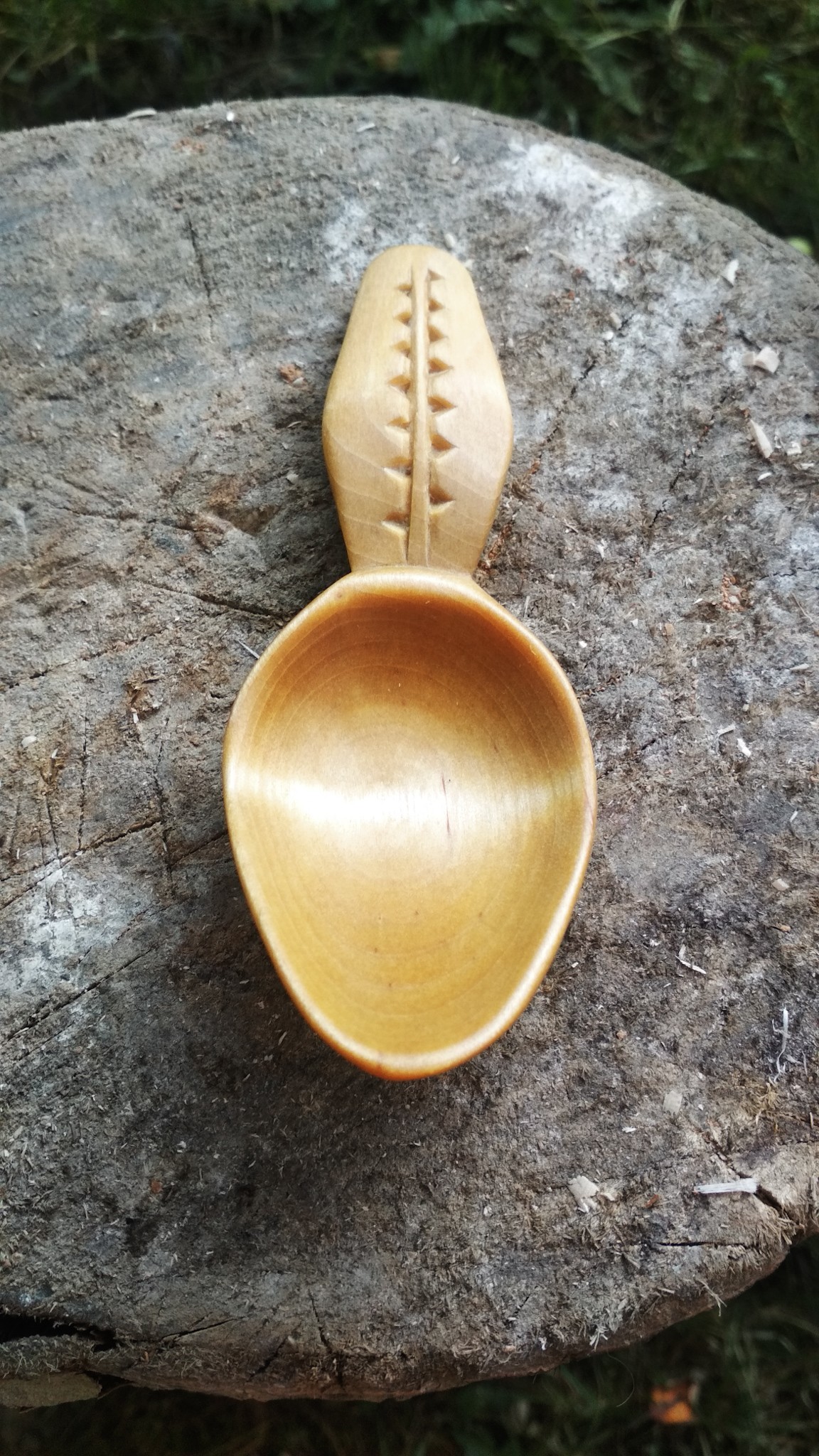 Reconstruction of a spoon from Novgorod - My, Woodworking, Handmade, Historical reconstruction, Longpost