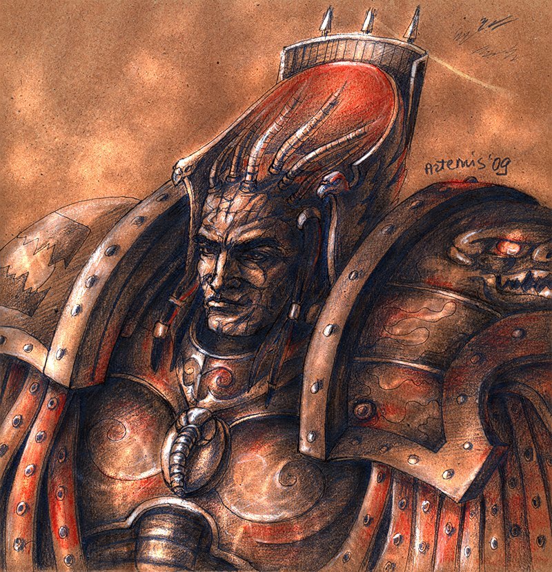 Angron - Angron, Примархи, Warhammer 40k, Арт, Wh Art, Horus Heresy, Длиннопост