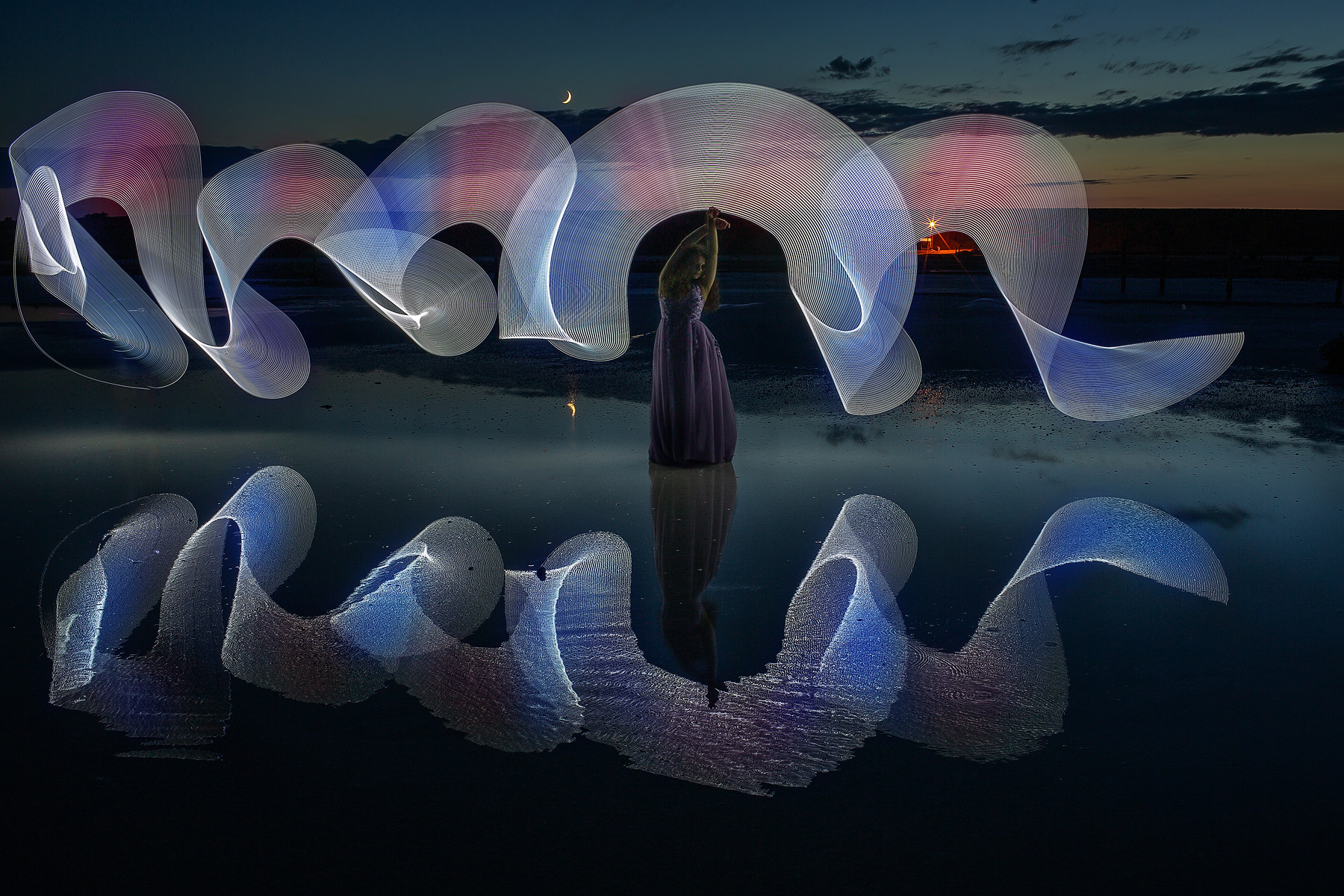 We draw with light - My, Freezelight, Canon, Baskunchak Lake, , Freezelight, Painting