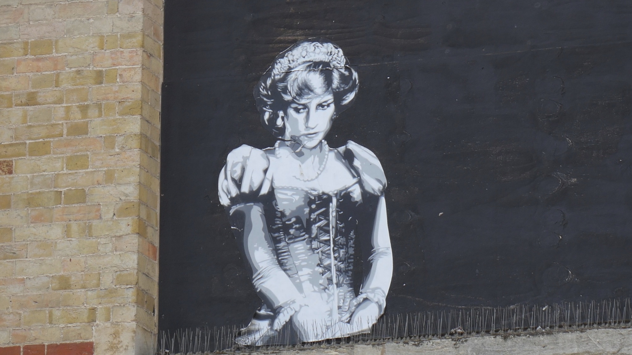 Street art - Princess Diana. - My, Princess, Princess Diana, Street art