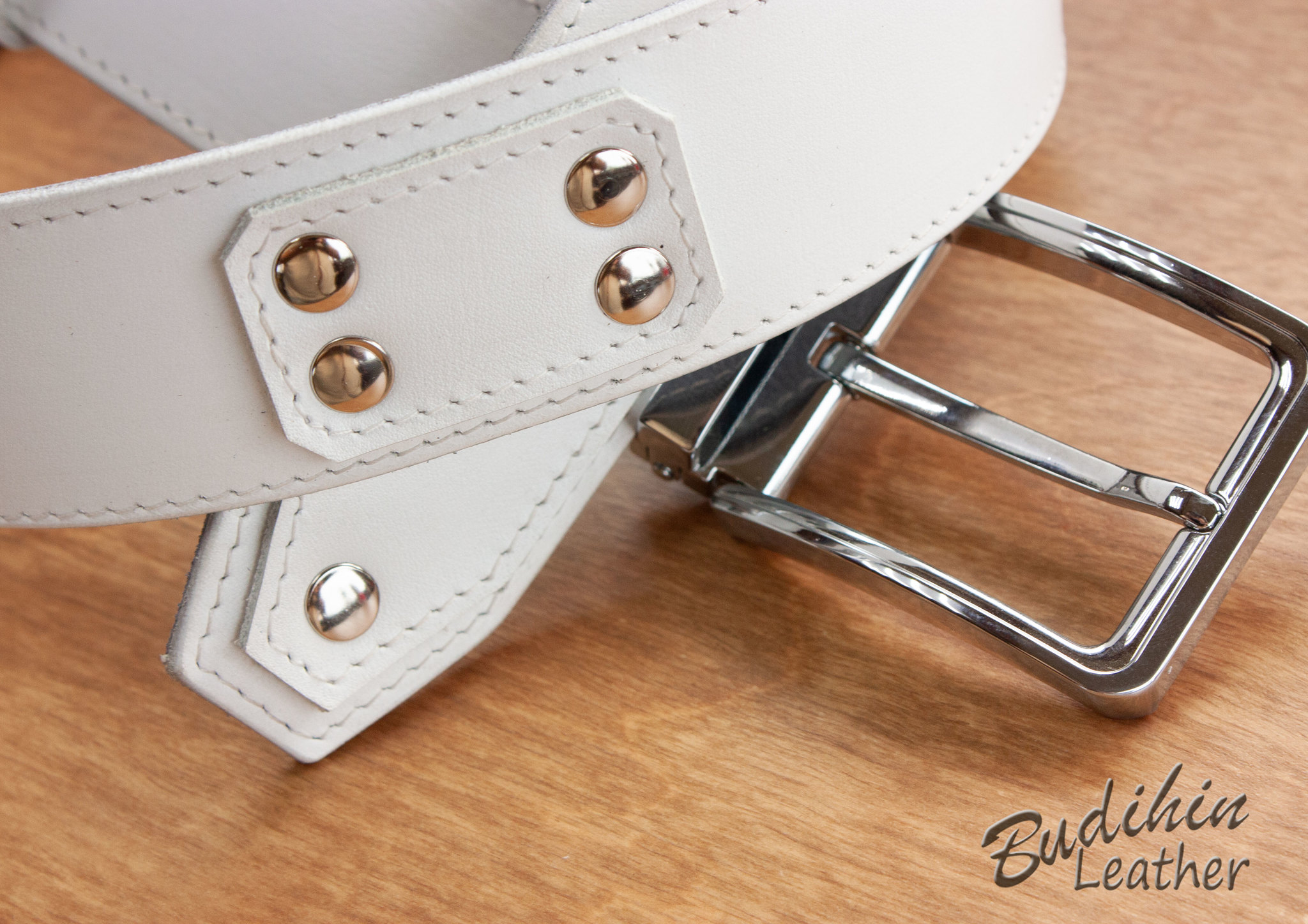 white belt - My, Leather, Handmade, With your own hands, Belt, Leather belt, Needlework without process, Longpost