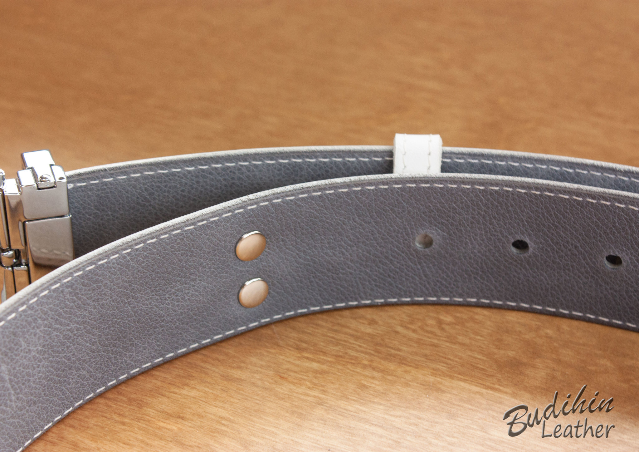 white belt - My, Leather, Handmade, With your own hands, Belt, Leather belt, Needlework without process, Longpost