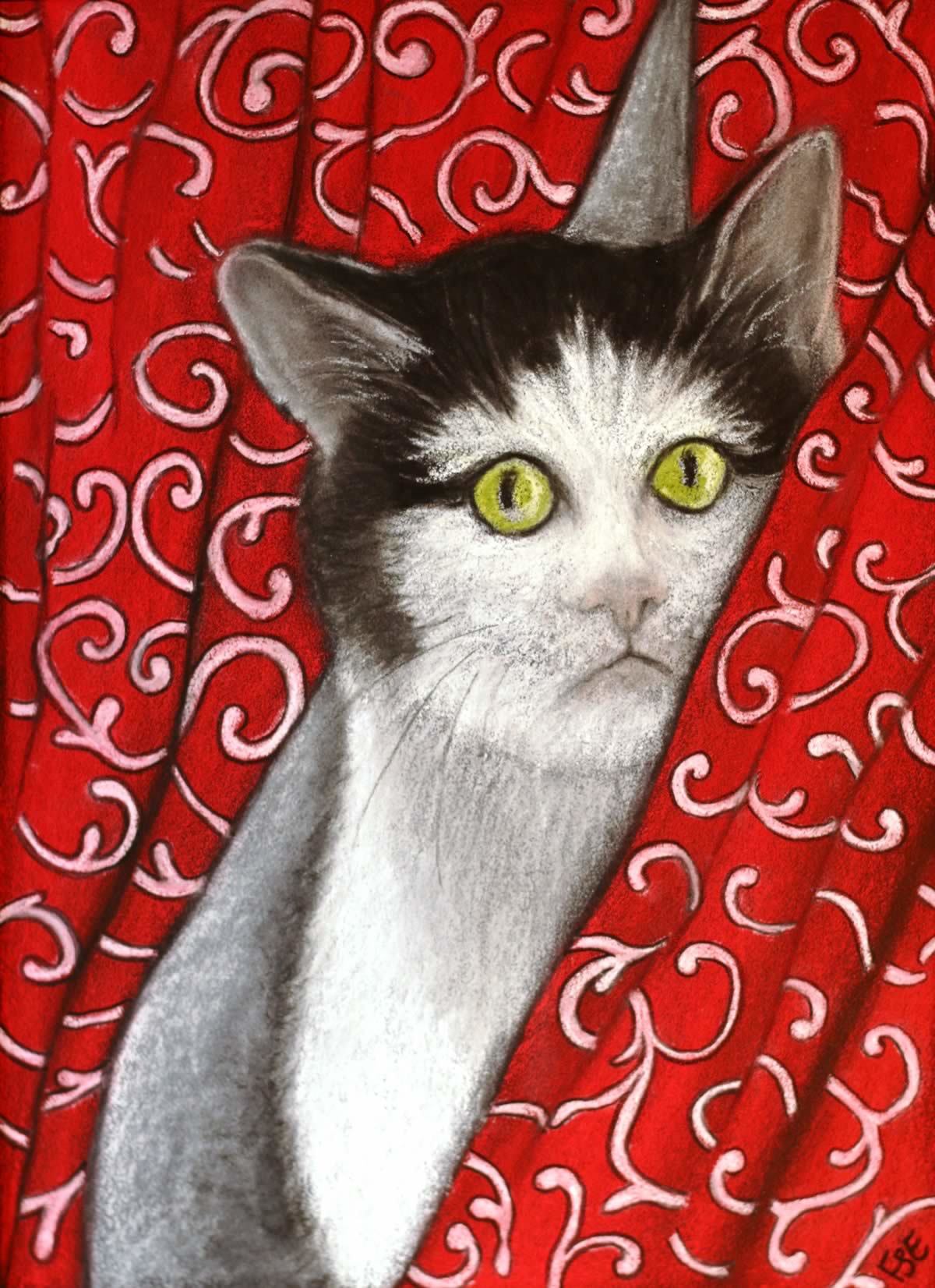 Hop! - cat, Catomafia, Painting, Longpost