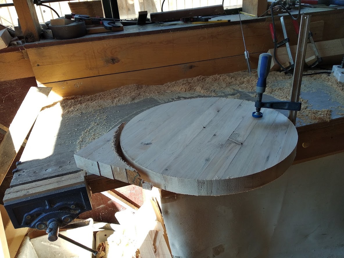 Small table for tea/coffee/ashtray. - My, Carpenter, Needlework with process, Simple things, Longpost, Table, With your own hands