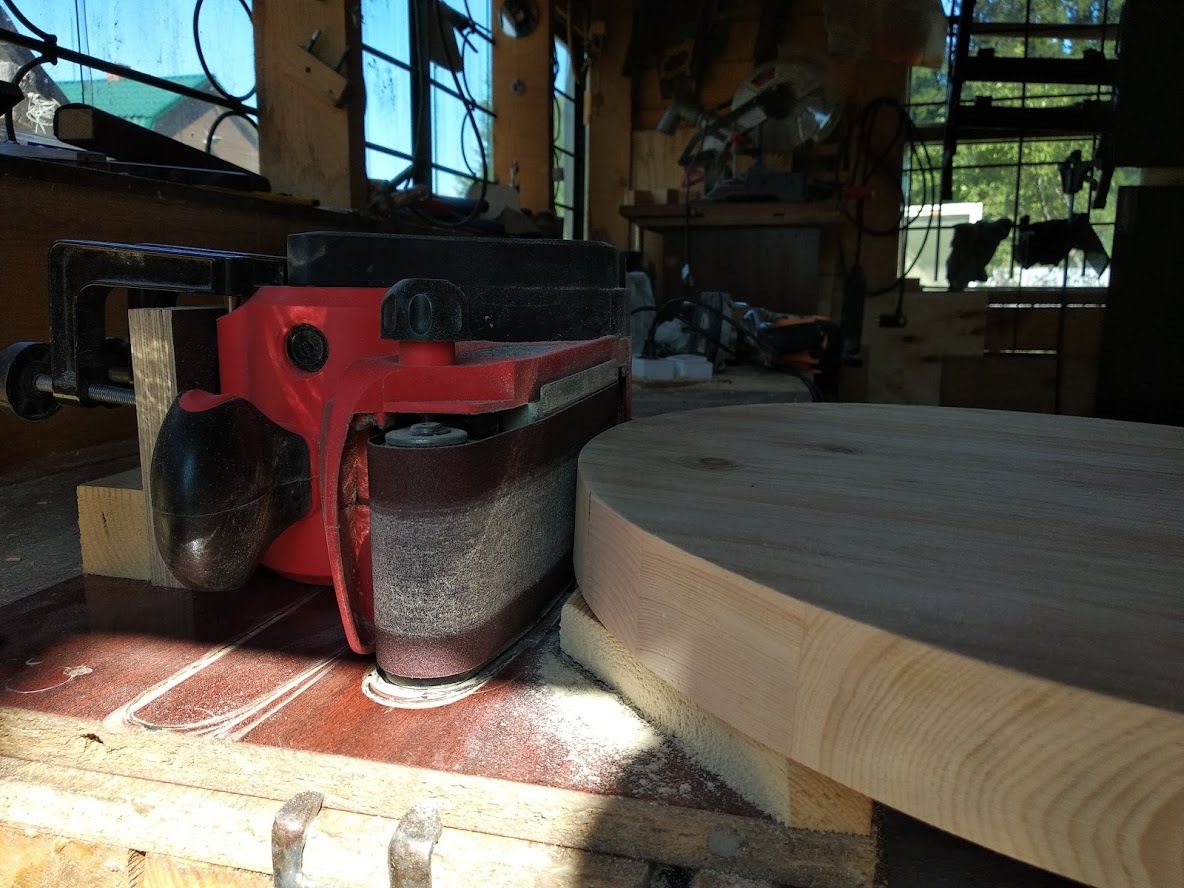 Small table for tea/coffee/ashtray. - My, Carpenter, Needlework with process, Simple things, Longpost, Table, With your own hands