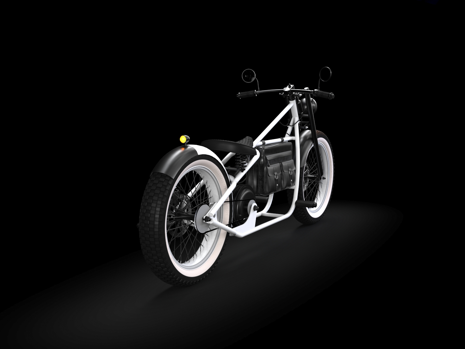 Bobber bike on electrodoping) - My, Electric bike, Kazan, Aeroslon, Custom, , Electric car, Video, Longpost, Customization