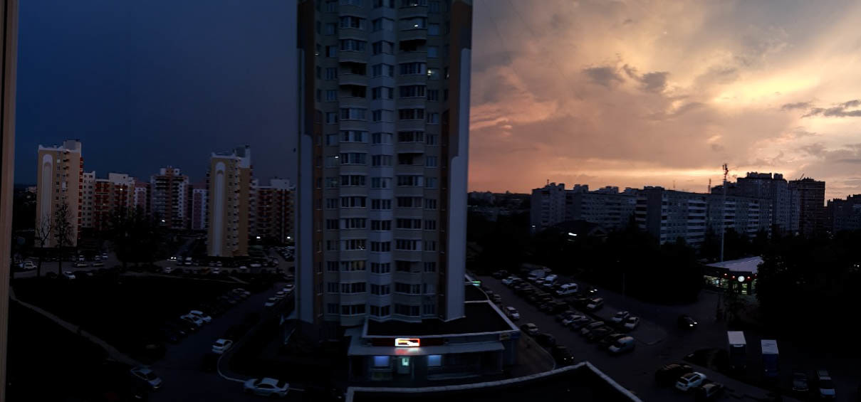 Neighbor, how is the weather? - The photo, Sunset, The clouds