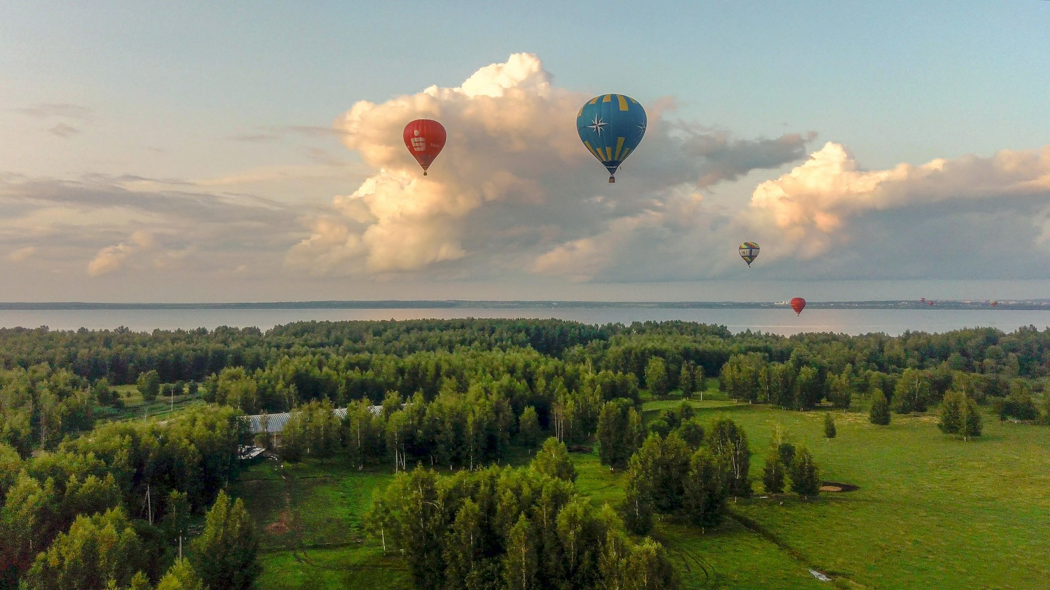 Balloon Festival in Pereslavl-Zalessky - Balloon Festival, Quadcopter, Aerial photography