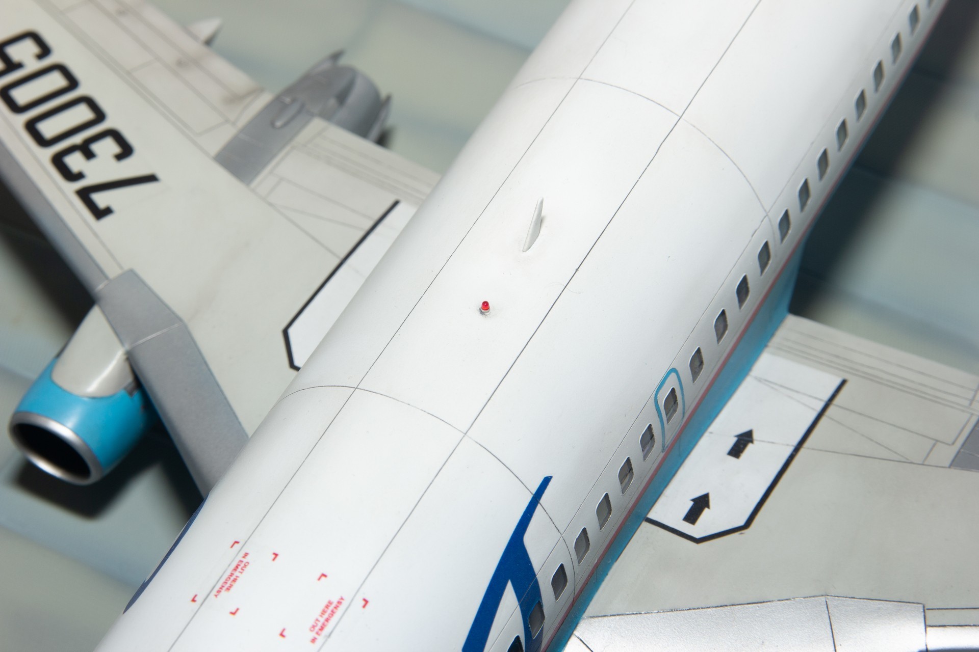 Пластиковая модель Boeing 737-200 в масштабе 1/72 от фирмы BPK - Моё, Boeing-737, Модели, Самолет, Длиннопост, Рукоделие с процессом, Boeing 737