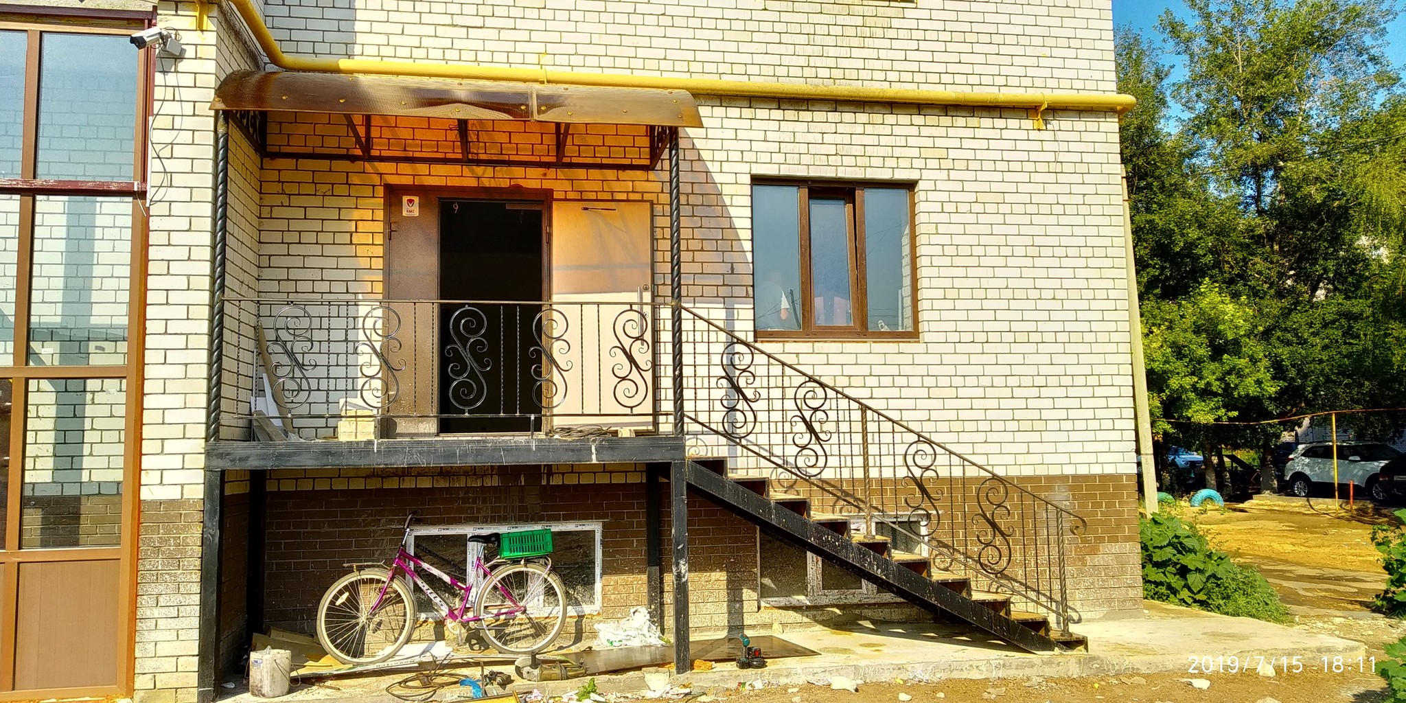 Entry group. Rate it)Kazakhstan, Uralsk - My, Welding, Entrance group, Building, Longpost