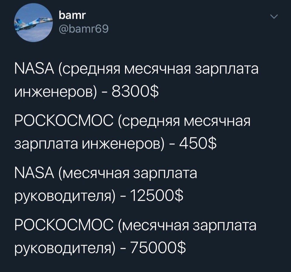 Just numbers and no politics) - Cosmonautics, Picture with text