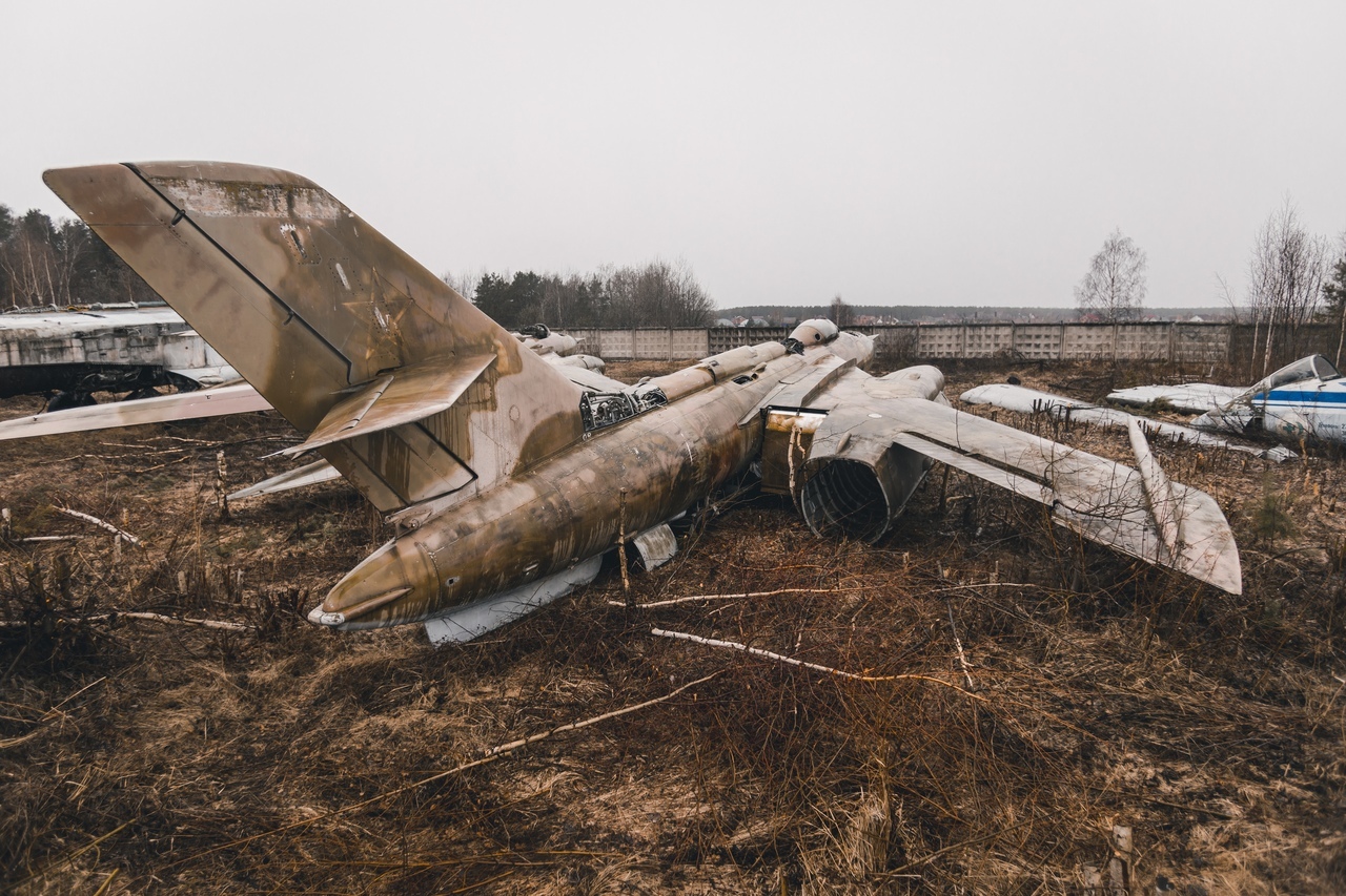 At the back of the Central Air Force Museum of the Russian Federation - My, Museum, RF Air Force, Air Force Museum in Monino, Monino, Longpost, Air force, BBC Museum