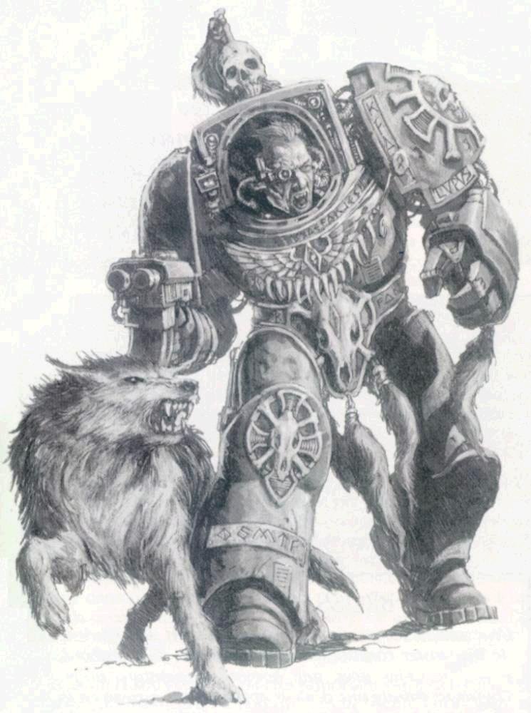 Terminator - Adeptus Astartes, Space wolves, Warhammer 40k, Wh Art, Art, Terminator, Longpost