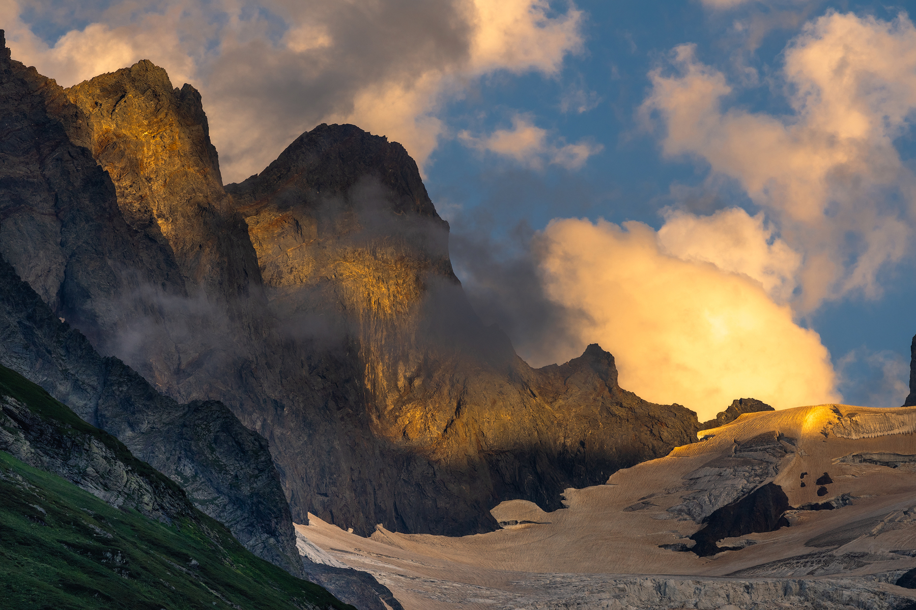 Dombay - My, Dombay, Caucasus, Russia, The mountains, Landscape, The photo, Longpost, Nature