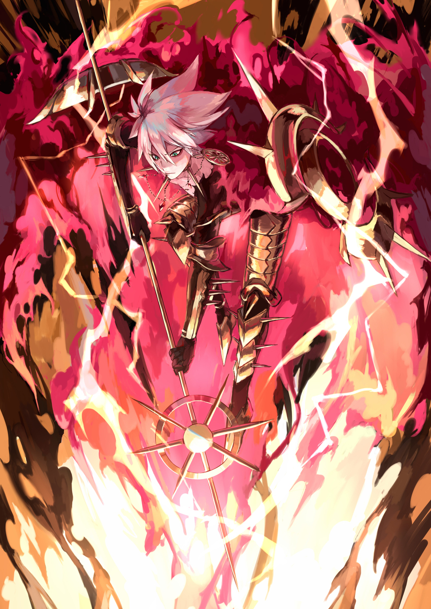 Karna - Аниме, Anime Art, Арт, Fate Apocrypha, Fate Grand Order, Karna, Длиннопост