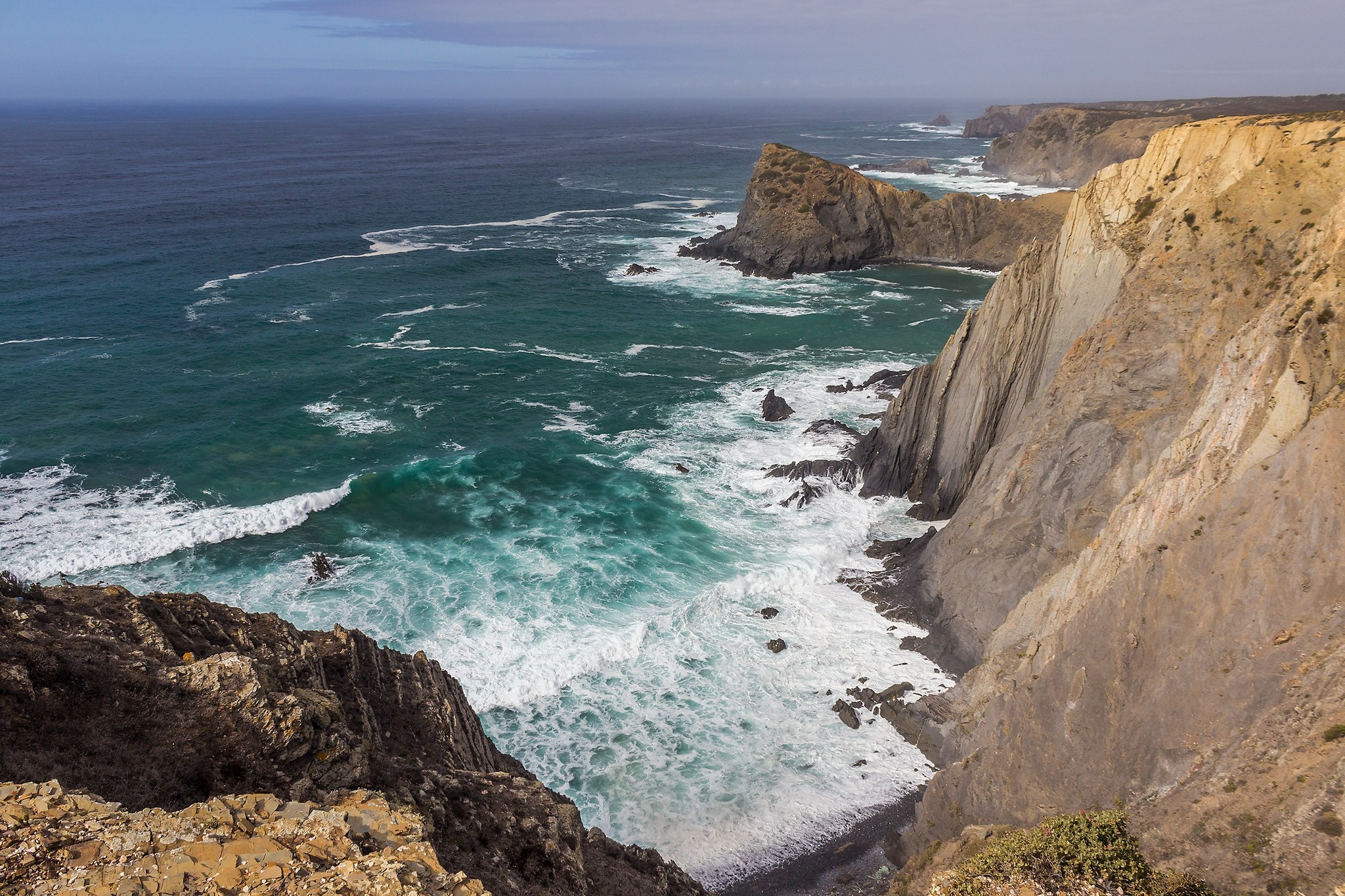 Sixth day on Rota Vicentina: waves and wind - My, Travels, The photo, On foot, Hiking, Europe, Portugal, Nature, Ocean, Longpost