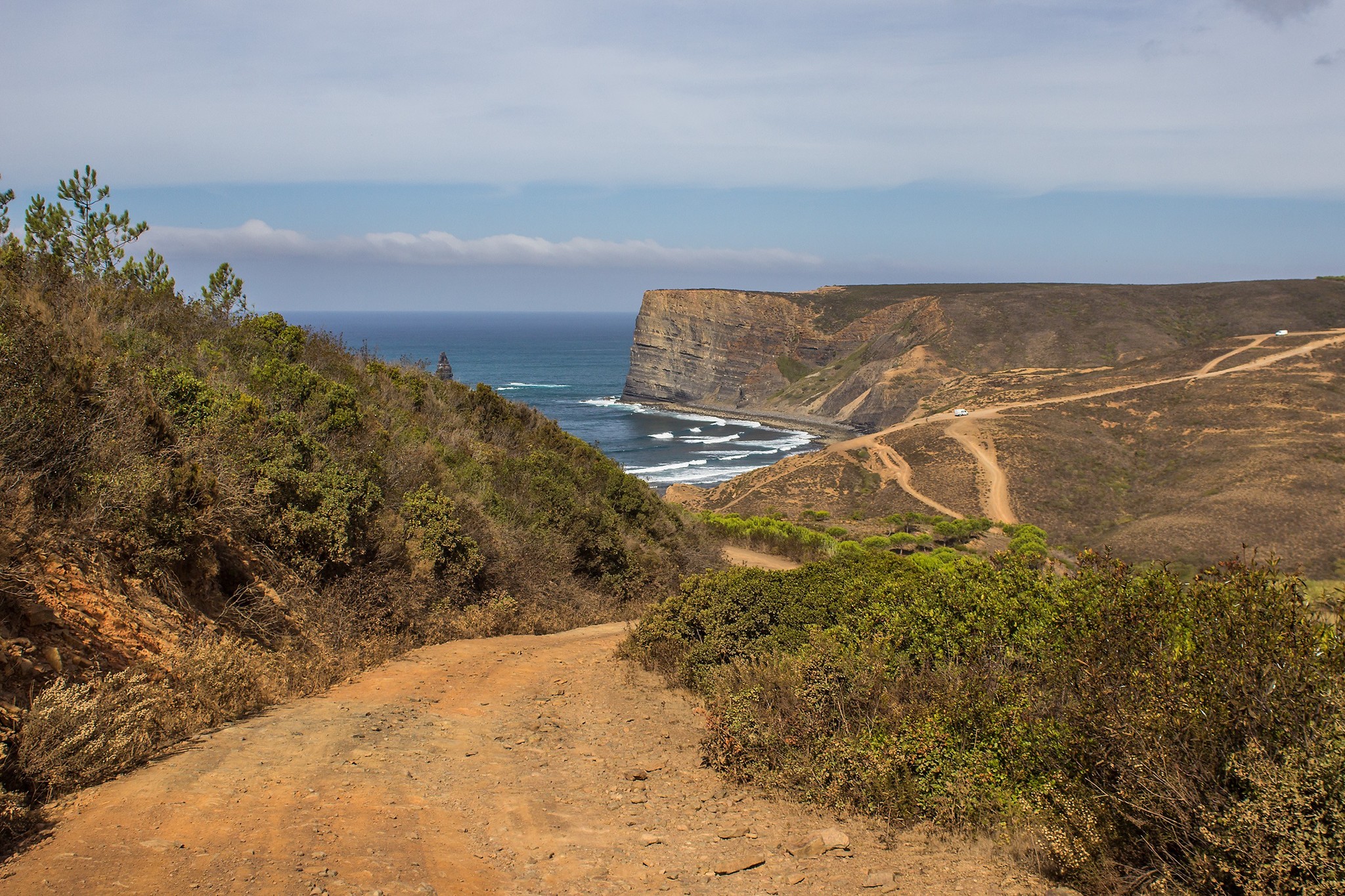 Sixth day on Rota Vicentina: waves and wind - My, Travels, The photo, On foot, Hiking, Europe, Portugal, Nature, Ocean, Longpost