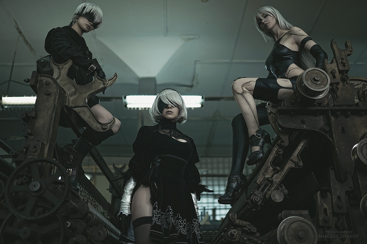 NieR: Automata / part II - My, Cosplay, Russian cosplay, NIER Automata, Yorha unit No 2 type B, Yorha unit no 9 type S, Yorha unit No 2 type a, Longpost