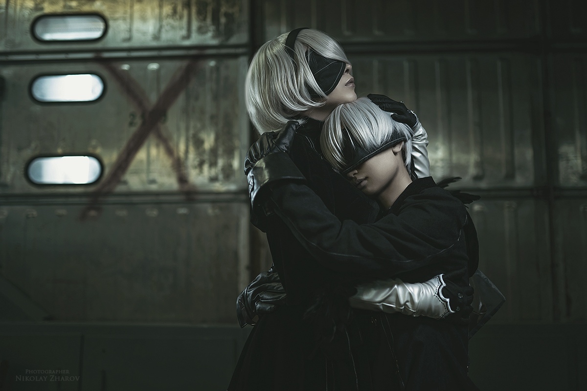 NieR: Automata / part II - My, Cosplay, Russian cosplay, NIER Automata, Yorha unit No 2 type B, Yorha unit no 9 type S, Yorha unit No 2 type a, Longpost