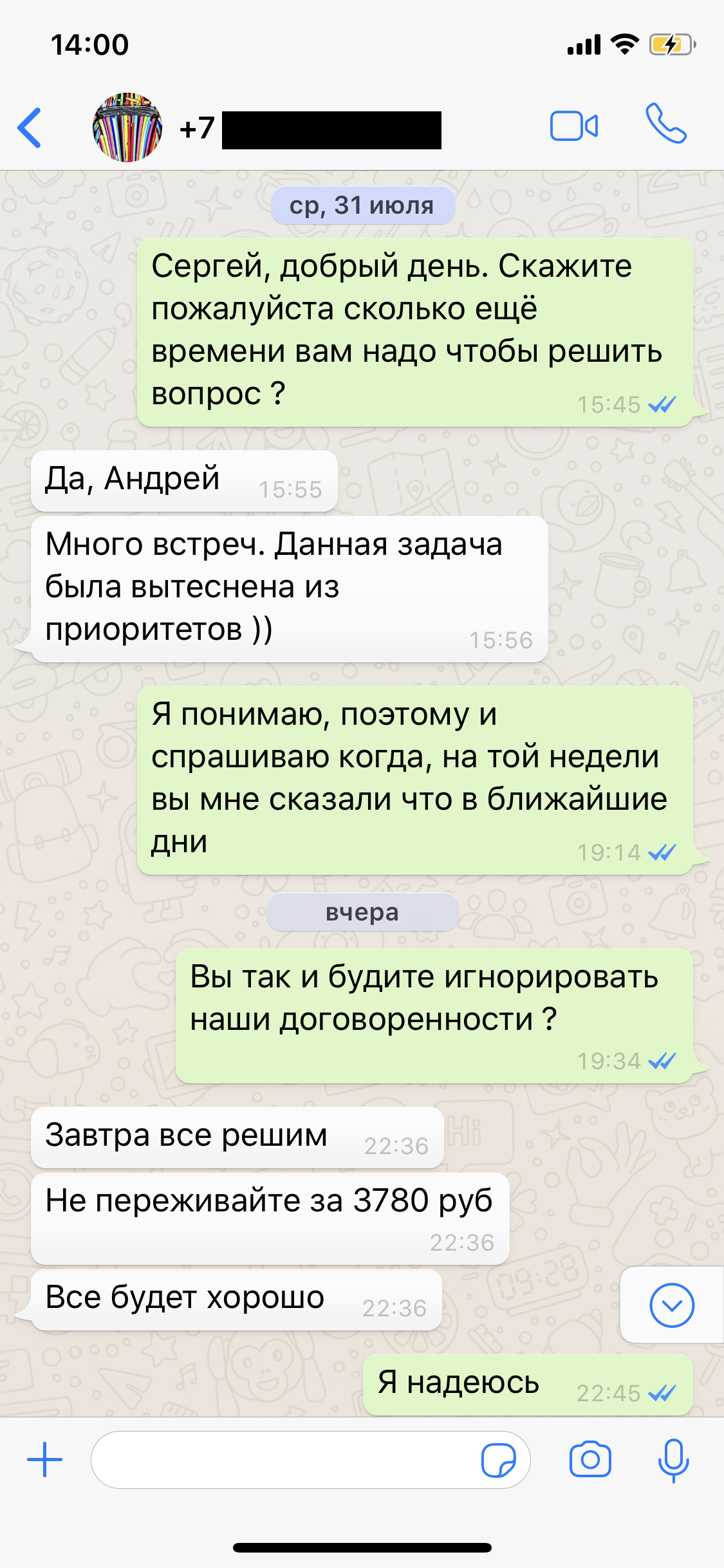 Advertising company Rainbow Sign scammer. Need help. Part 2. - Advertising, Moscow, Fraud, Longpost, Screenshot, No rating