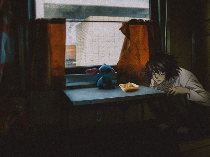 Просто я в повседневной жизни...Anime in Life... - Моё, Аниме VS Реал, Аниме, Photoshop, Фотография, Death Note