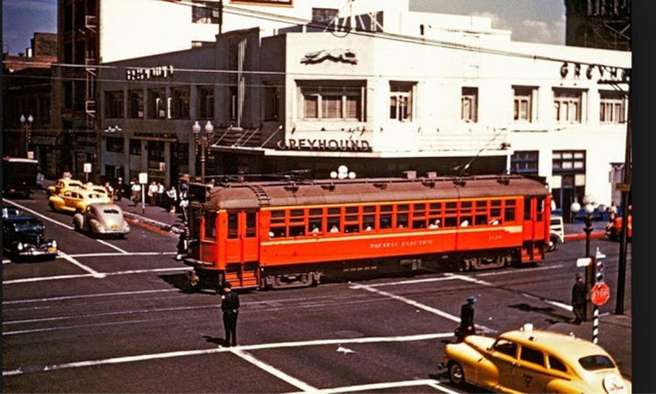 Цветные фотографии Лос-Анджелеса 1941-45 год - США, Лос-Анджелес, Длиннопост