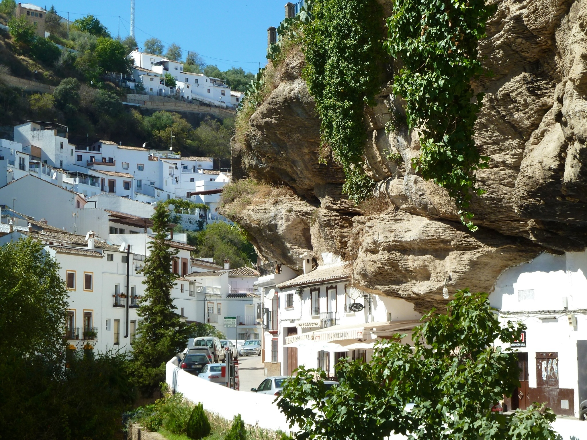 Setenil de las Bodegas in Cadiz, Spain. - Tourism, Town, The rocks, The photo, Longpost