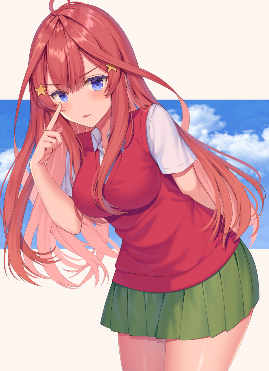 The Quintessential Quintuplets - Аниме, Anime Art, Gotoubun No Hanayome, The Quintessential Quintuplets, Nakano Miku, Nino Nakano, Длиннопост