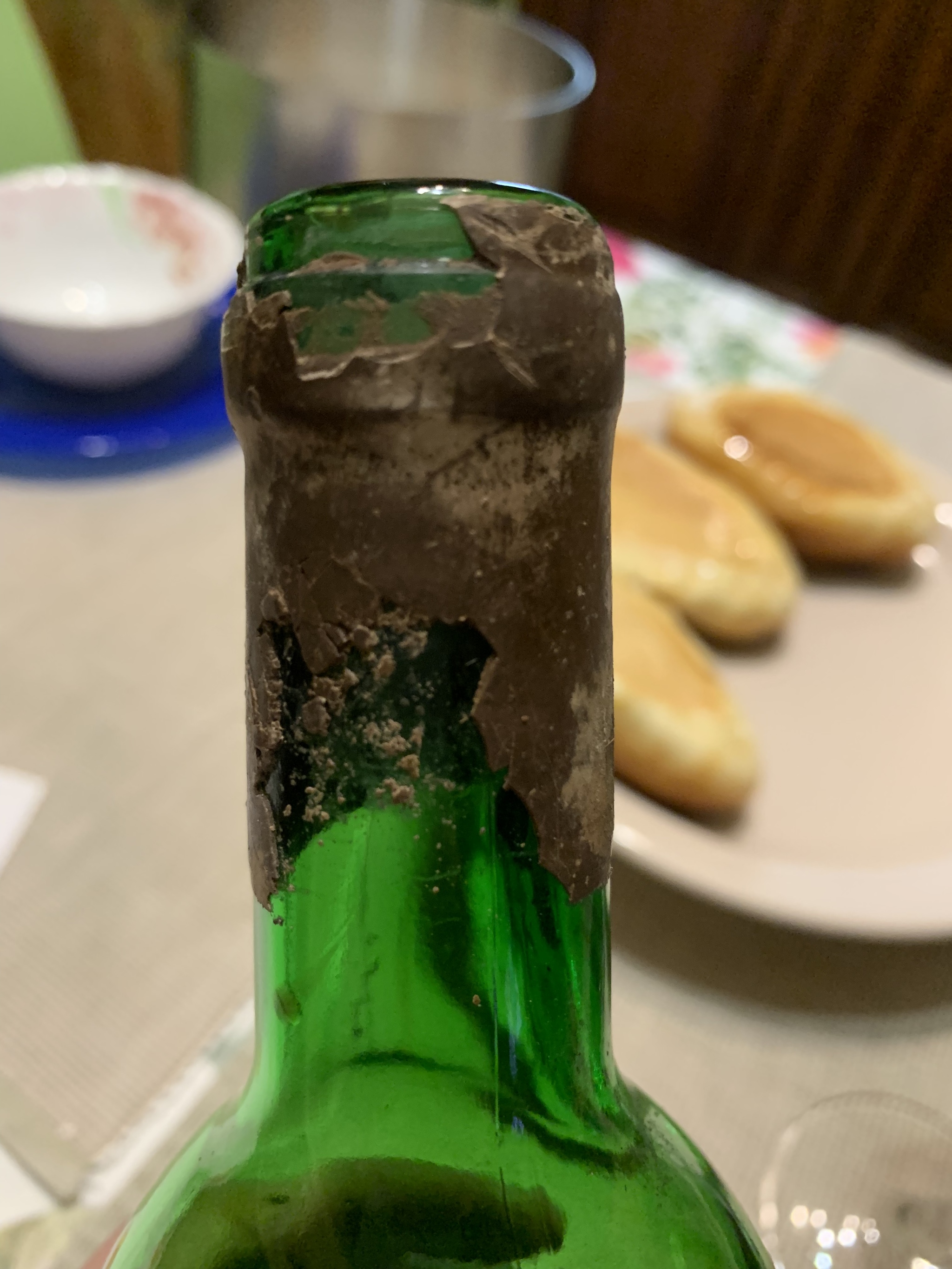 Found a bottle of wine in my grandmother's pantry - My, Wine, Find, Treasure, Longpost