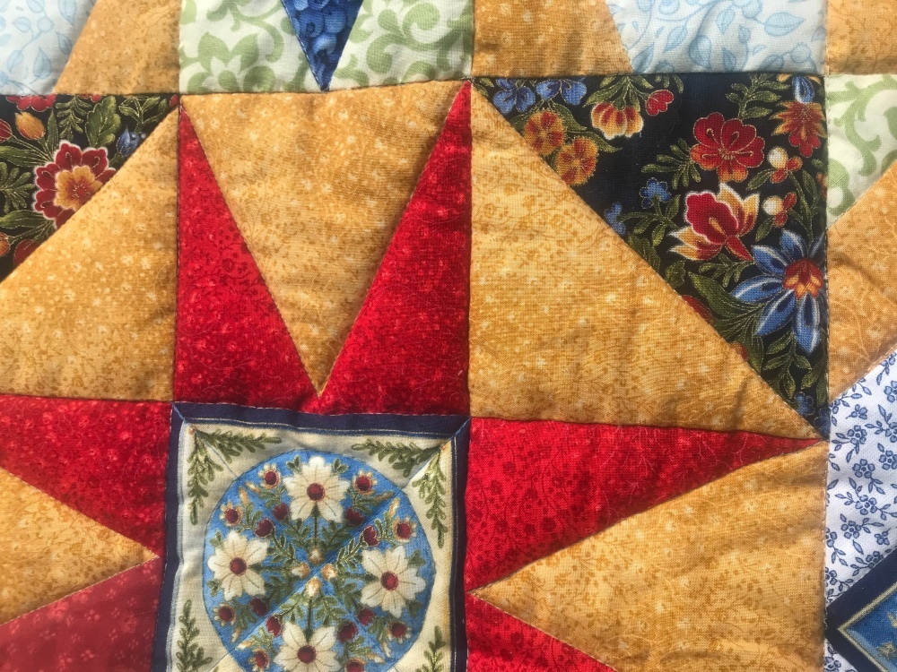 Blanket Arabesque - My, , Patchwork, Longpost