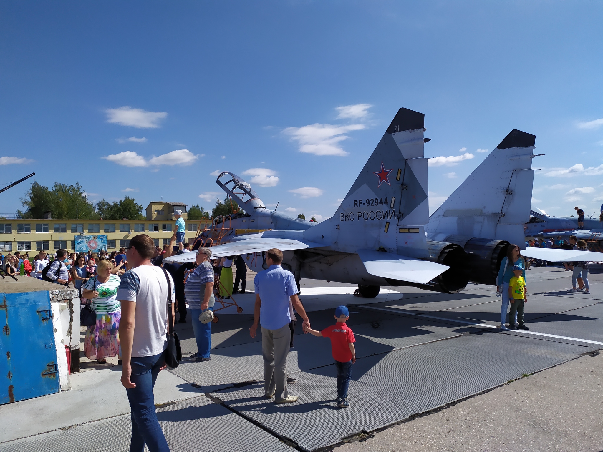 Doors open day at Khalino airfield (Kursk) - My, Aviation, Su-30cm, An-30, MiG-29, Su-24, Kursk, Russian army, Air force, Longpost, Army