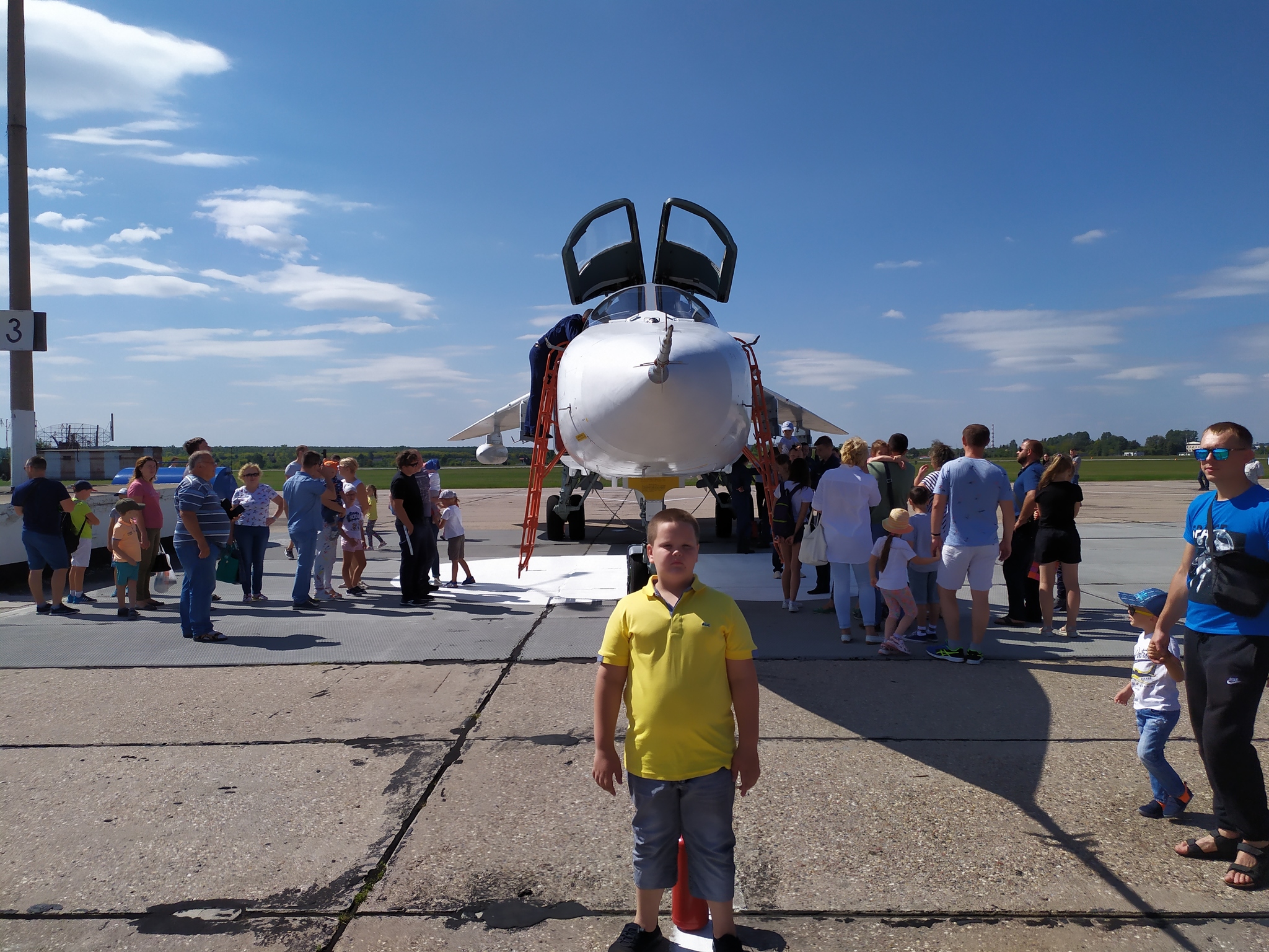 Doors open day at Khalino airfield (Kursk) - My, Aviation, Su-30cm, An-30, MiG-29, Su-24, Kursk, Russian army, Air force, Longpost, Army