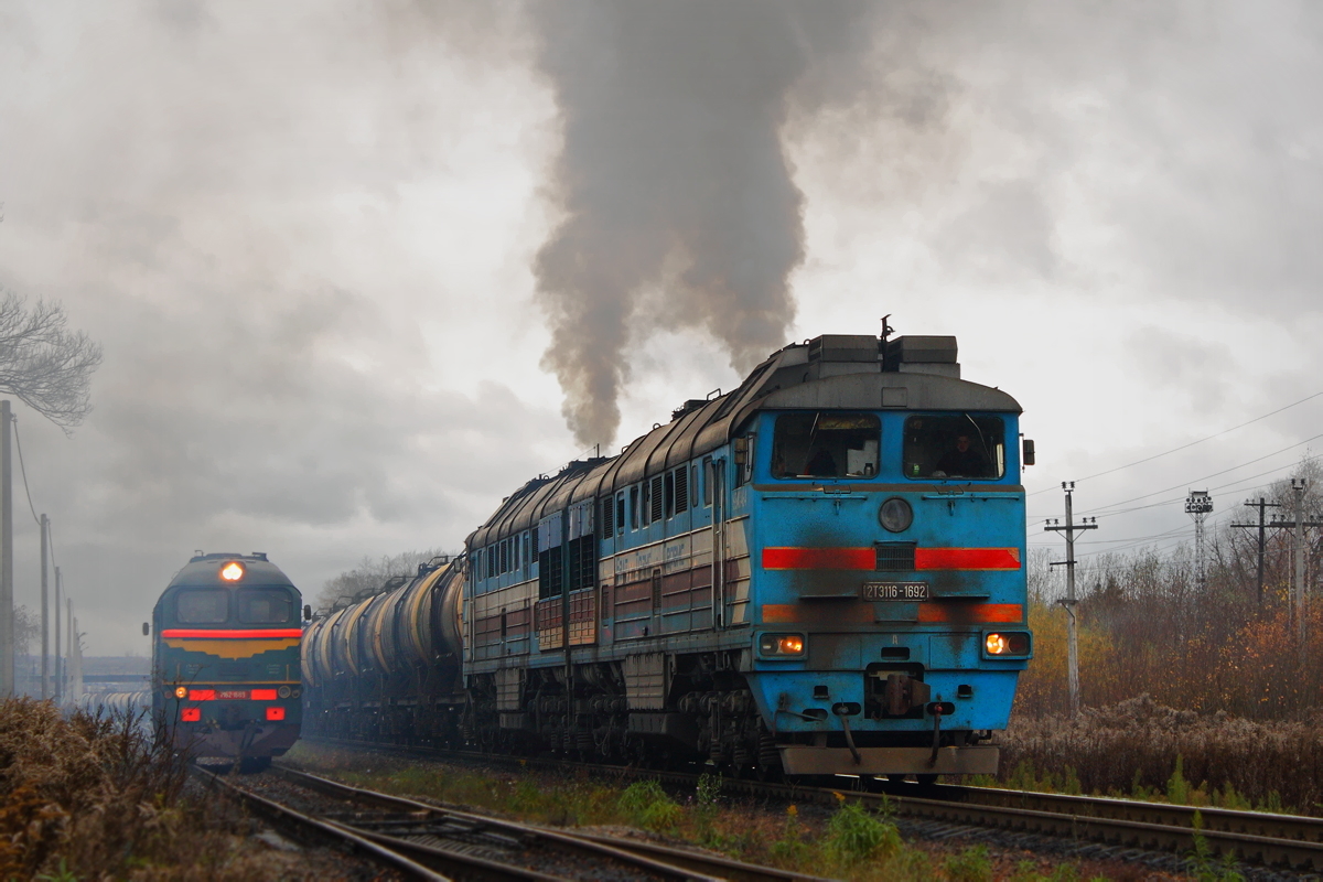 Morning Trains - Locomotive, Morning, The photo, A train, Railway