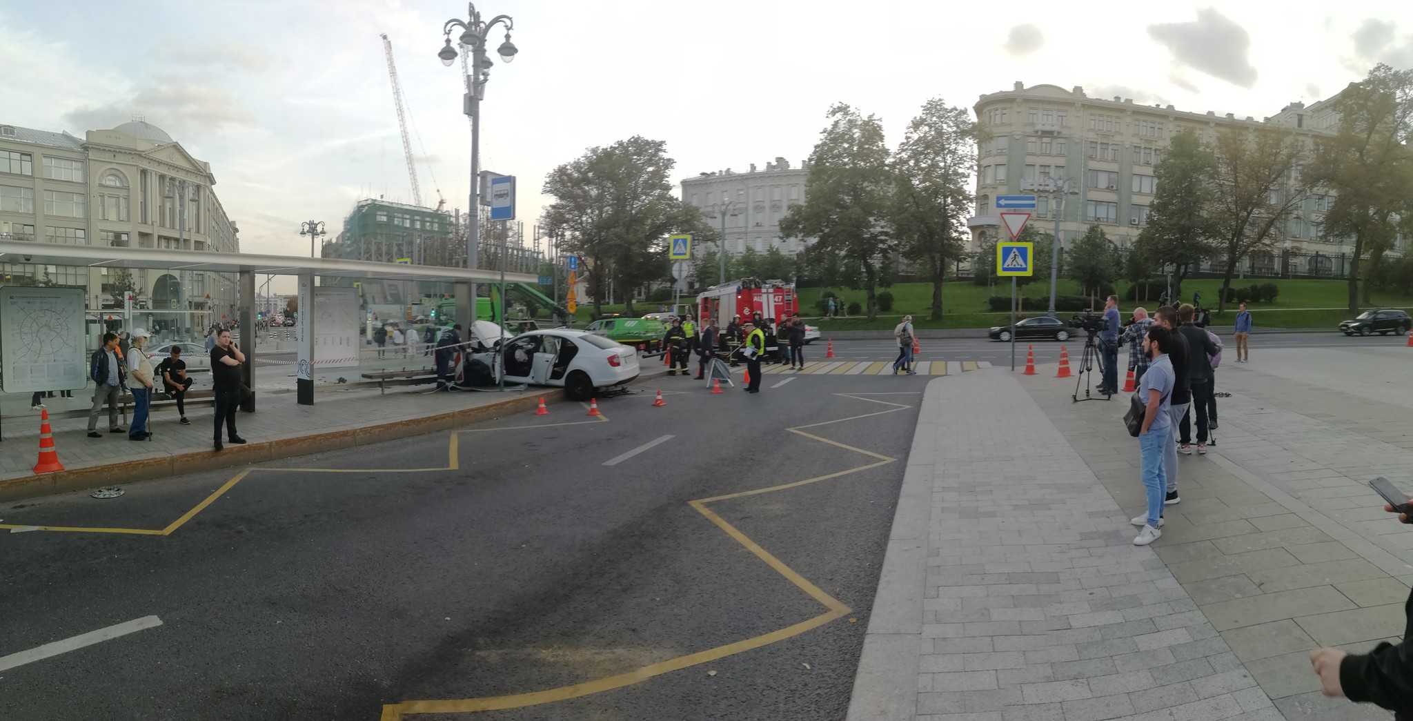 Are you ready for this taxi? - Taxi, Road accident, Moscow, Longpost