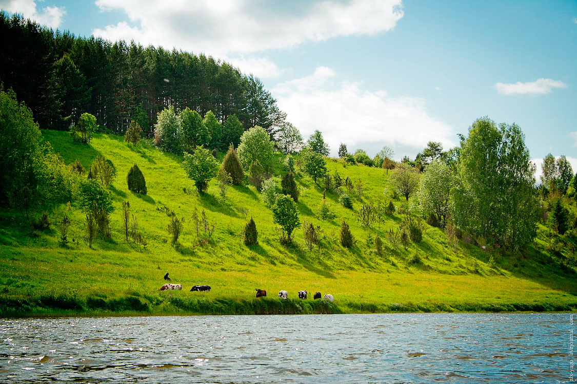 River Nemda. - My, Travels, Tourism, Water tourism, Kayak, The rocks, The photo, Longpost