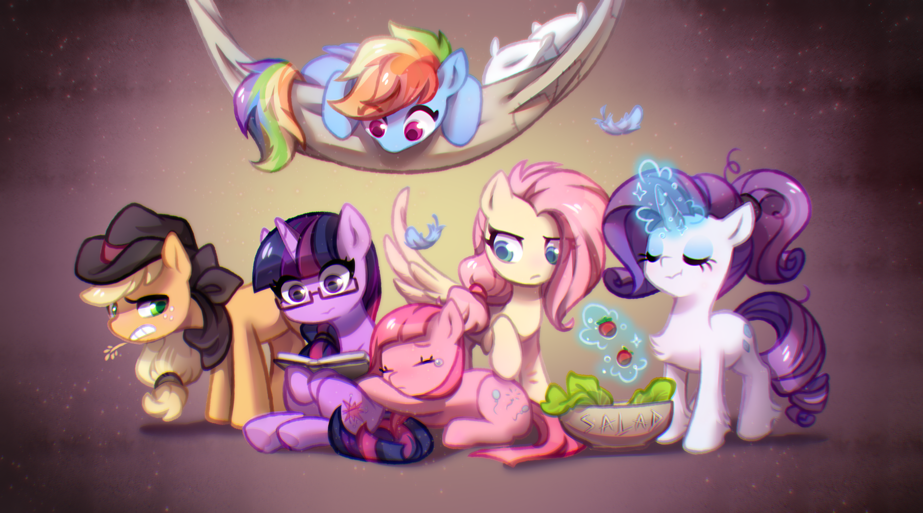 Mane6 из альтернативной вселенной - My Little Pony, PonyArt, Mane 6, Jumblehorse