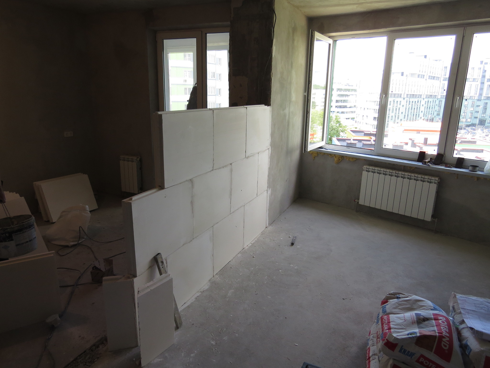 Repair of a 2-room apartment part 1. - My, Repair, Construction, Minsk, Interior Design, Longpost