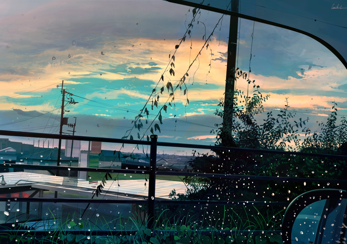 Art by Banishment - Art, Landscape, Sky, Longpost, A selection, Banishment, Drawing