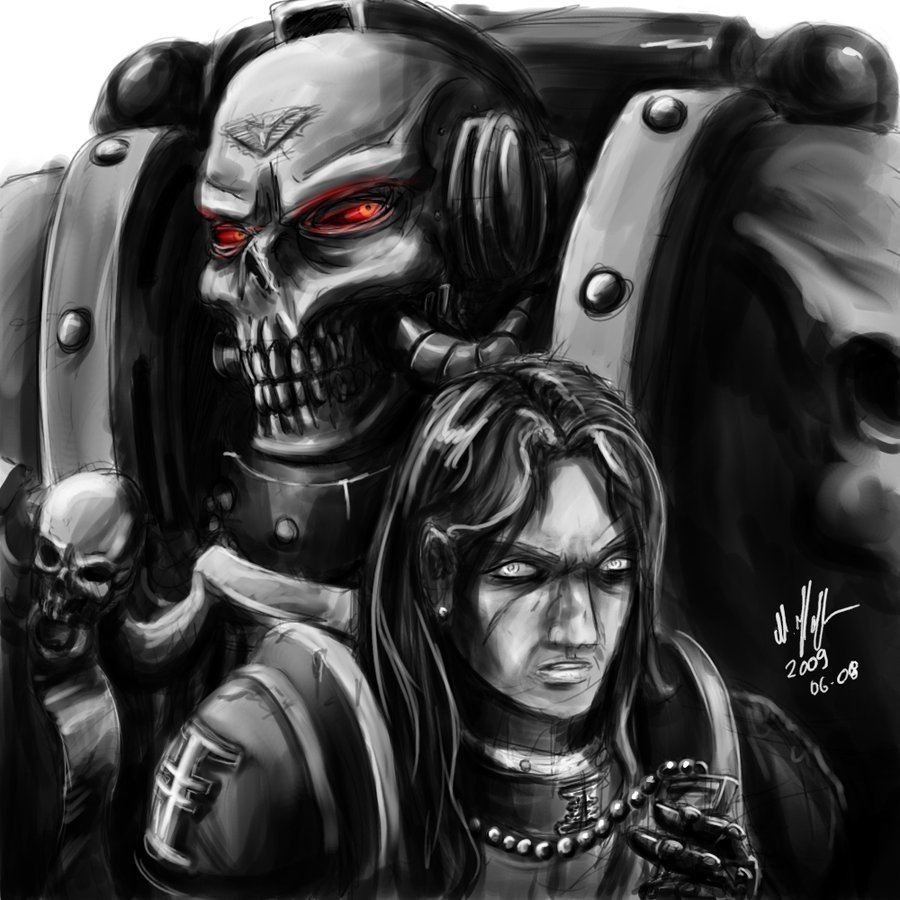 Chaplain - Adeptus Astartes, Warhammer 40k, Art, Chaplain, Wh Art, Longpost