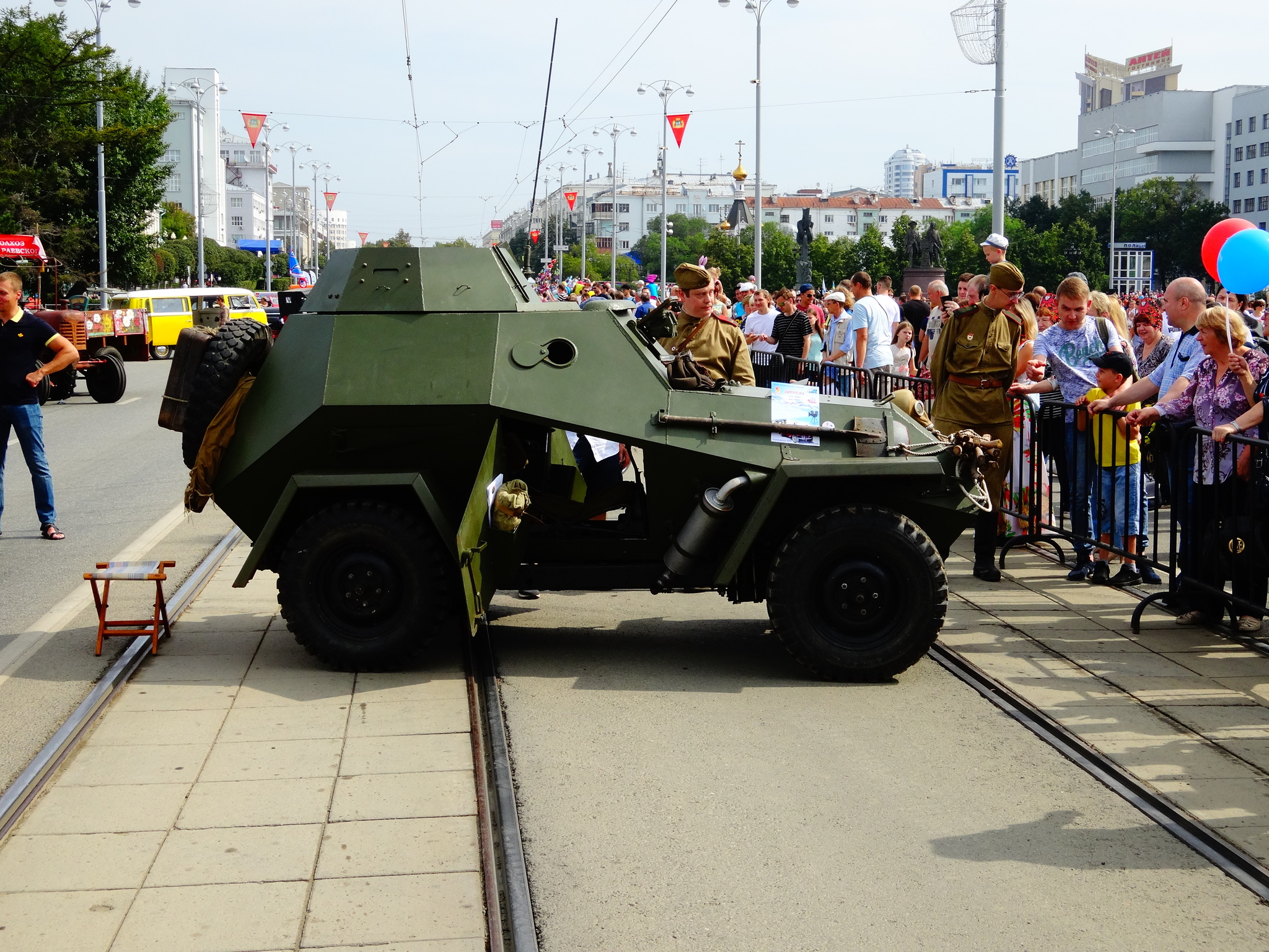 A little retro from Ekb - My, Retro car, Exhibition, Day of the city, Yekaterinburg, Longpost