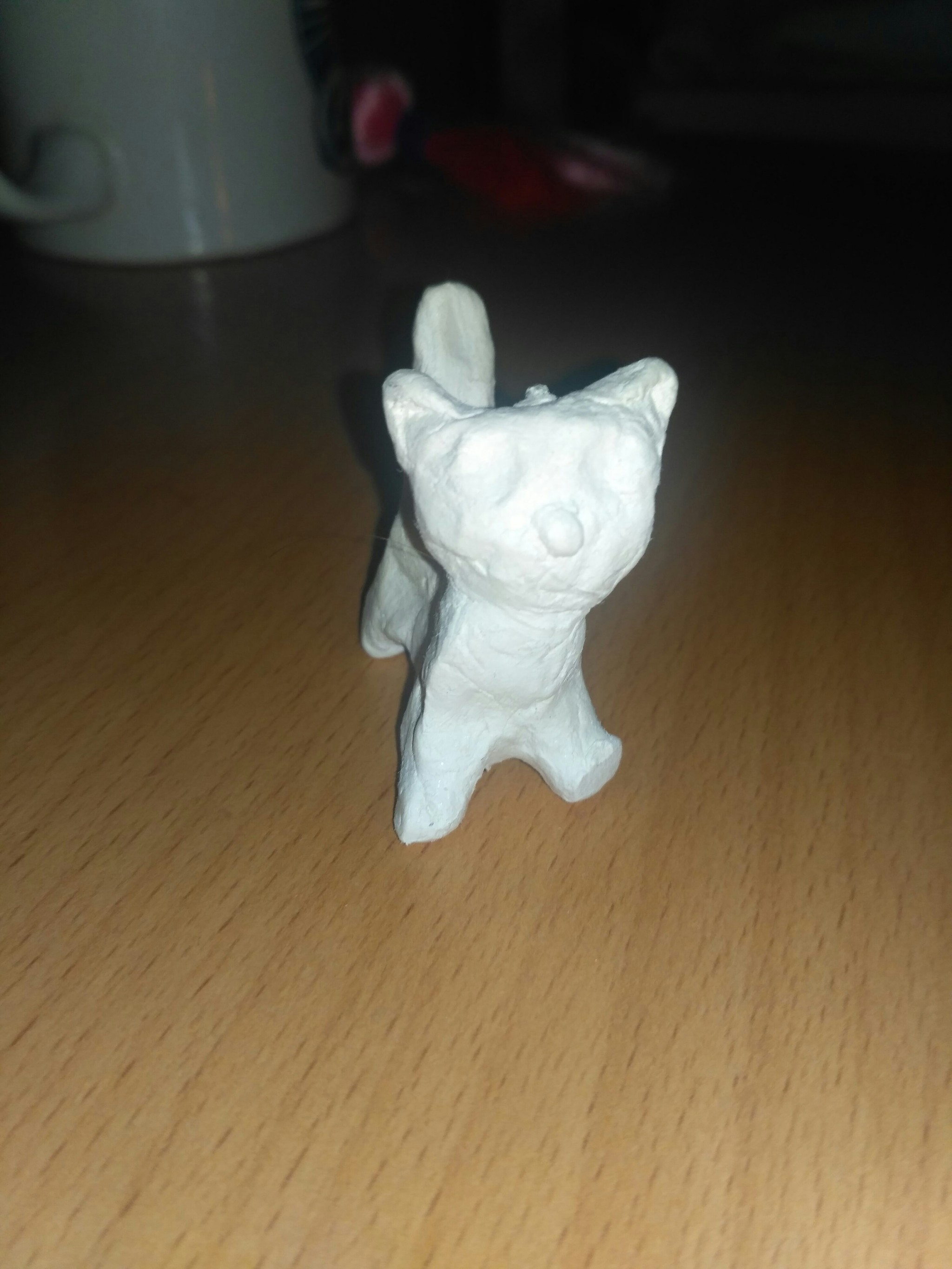 Polymer self-closing clay - Polymer clay, cat, Longpost