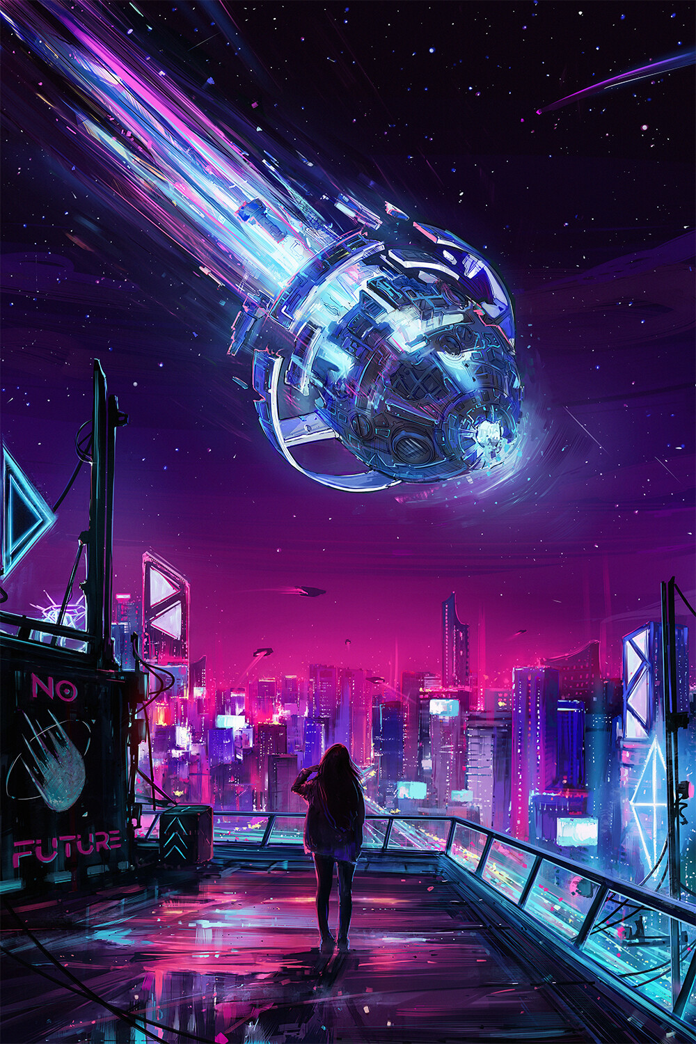 Endgame - Art, Drawing, Cyberpunk, Alena Aenami