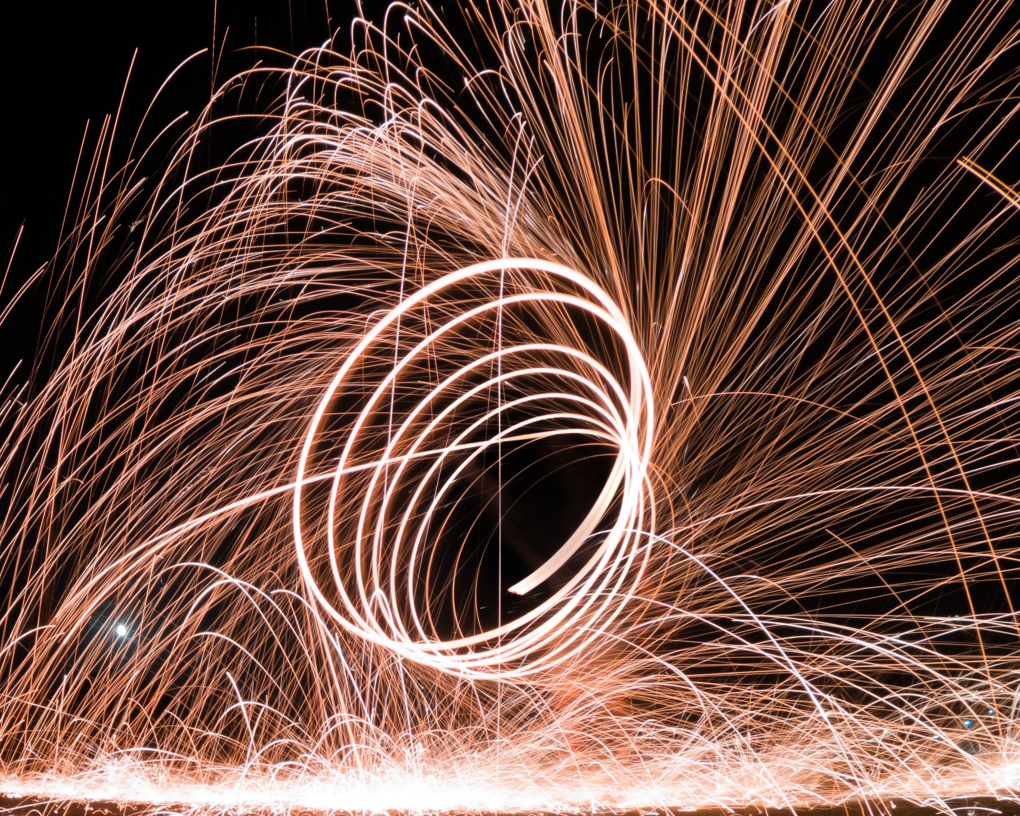 Non-standard use of steel wool - My, GoPRO, Steel wool, The photo, Longpost